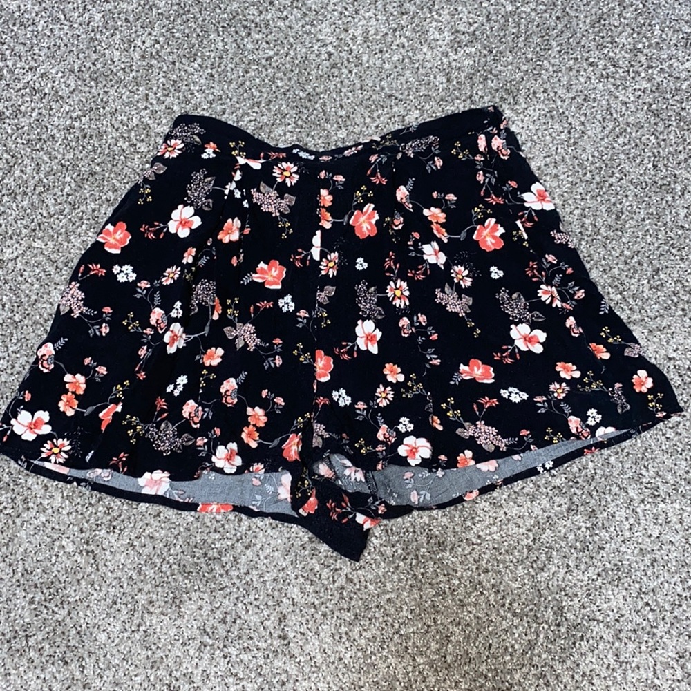 Flower skirt pants